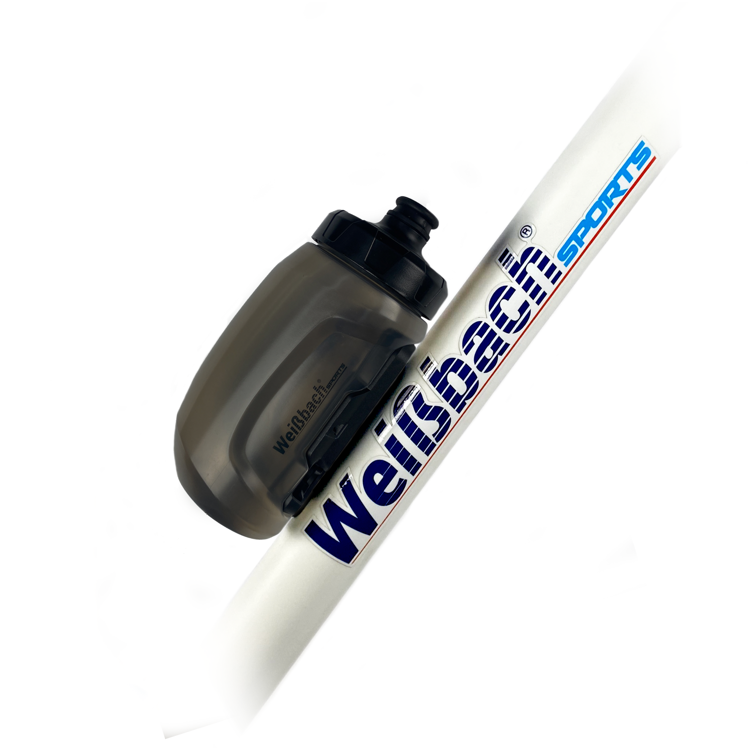 Fidlock 450ml Seitenansicht am Unterrohr Fidlock bottle 450ml